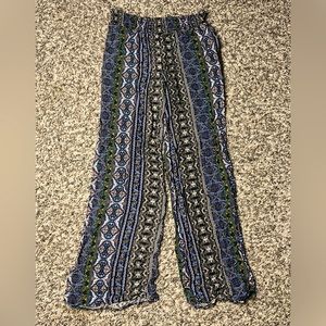3/$30 Pink Rose Boho Pants